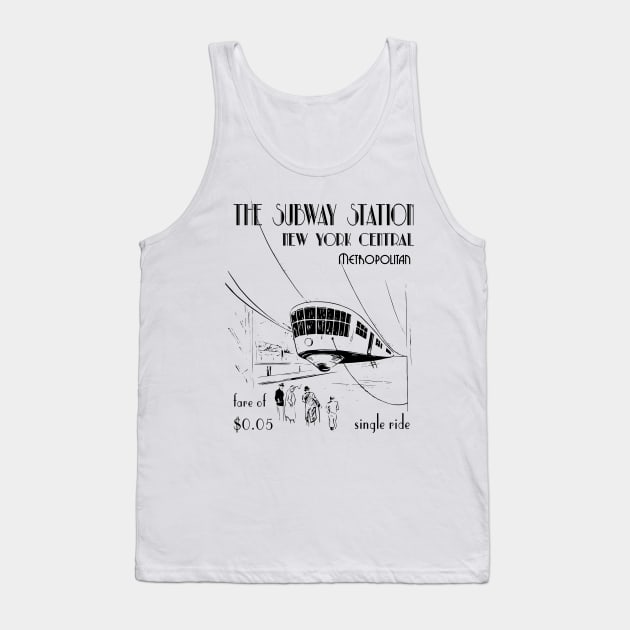 The Subway Station Tank Top by black8elise